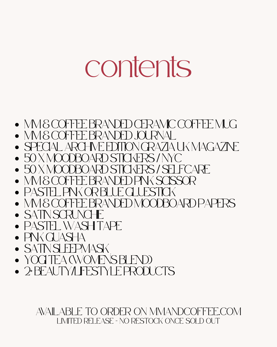 MM & COFFEE GIFT BOX