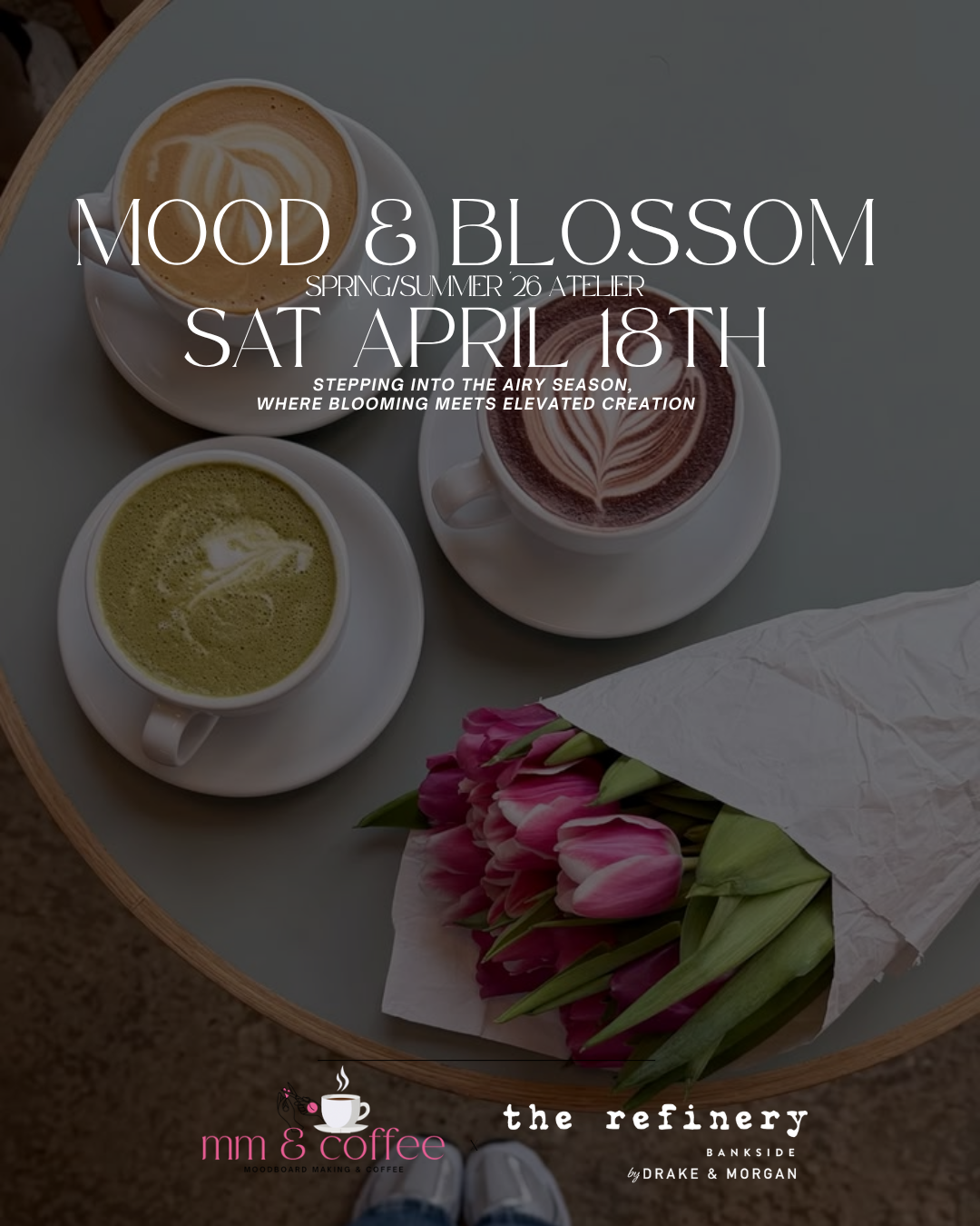 SAT APRIL 18TH - MOOD & BLOSSOM - REFINERY BANKSIDE