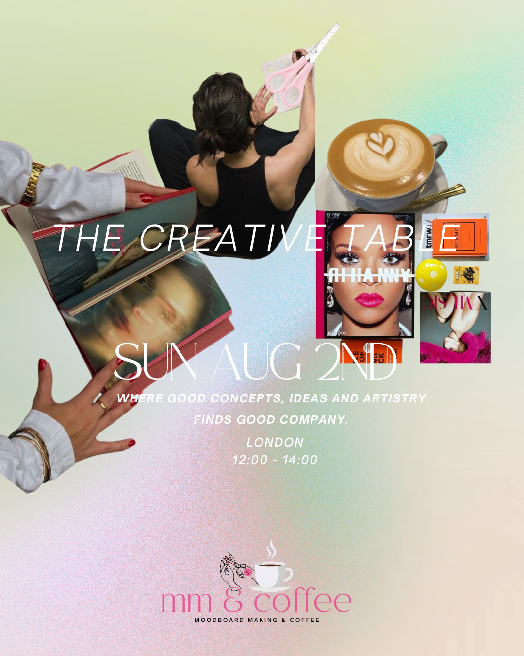 SUN AUG 2ND - THE CREATIVE TABLE
